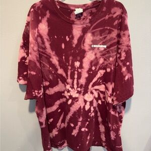 Tie-Dye Maroon & Pink 420 Shirt
